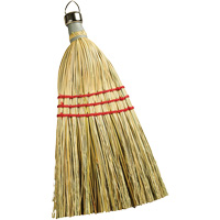 Balayette en paille avec capuchon en m&eacute;tal &agrave; service intensif, Trois cordes Nassau Supply