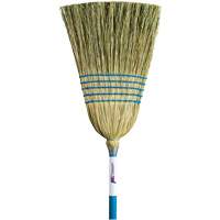 Balai de paille &agrave; usage l&eacute;ger pour int&eacute;rieur/ext&eacute;rieur, Cinq cordes, Manche Bois Nassau Supply