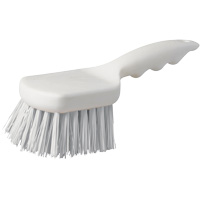 Brosse &agrave; chaudron &agrave; manche court, 9" l, Soies Polypropyl&egrave;ne, Blanc Nassau Supply