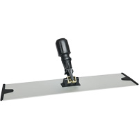 Support de vadrouille &agrave; &eacute;pousseter en microfibres &agrave; boucles et crochets, 18", Aluminium Nassau Supply