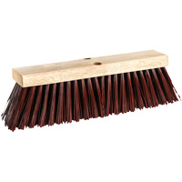 Street Push Broom, 14", X-Coarse, Polypropylene Bristles Nassau Supply