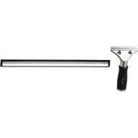 Window Squeegee with Handle, 18", Rubber, Stainless Steel Frame Nassau Supply