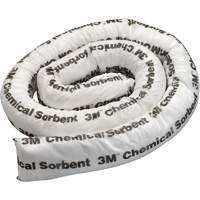 Mini-barri&egrave;re de pollution absorbante pour produits chimiques, Mati&egrave;res dangereuses, 8' lo x 3" la, Absorption 15,5 gal Nassau Supply