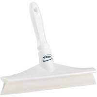 Raclette ultra hygi&eacute;nique pour paillasse, 10", Blanc Nassau Supply
