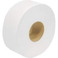Papier hygi&eacute;nique de premi&egrave;re qualit&eacute; Snow Soft JRT, Rouleau G&eacute;ant, 2 Pli, Longueur 1000', Blanc Nassau Supply