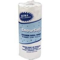 Essuie-tout pour cuisines de premi&egrave;re qualit&eacute; Snow Soft, 2 Pli, 70 Feuilles/rouleau, 8" la, 11" lo Nassau Supply