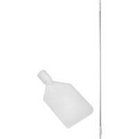 Paddle Scraper with Handle, White, 4-1/3" W x 59" L Nassau Supply