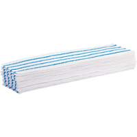 Disposable Mop Pad, Hook and Loop Style, Microfibre, 18" L x 4" W JO090 | Nassau Supply