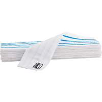 Disposable Mop Pad, Hook and Loop Style, Microfibre, 18" L x 4" W JO090 | Nassau Supply