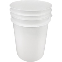 Heavy-Duty Pail, Plastic, 6 gal. Nassau Supply