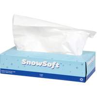 Snow Soft™ Premium Facial Tissue, 2 Ply, 7.4" L x 8.4" W, 100 Sheets/Box JO166 | Nassau Supply