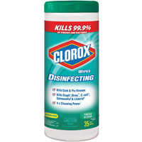 Lingettes d&eacute;sinfectantes, 35 lingettes Nassau Supply
