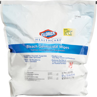 Healthcare&reg; Disinfecting Bleach Wipes Refill, 110 Count Nassau Supply
