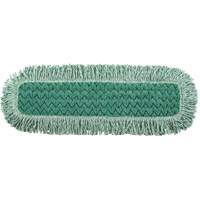 Hygen Fringed Dust Pad, Hook and Loop Style, Microfibre, 27-1/2" L x 9" W Nassau Supply