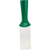 Handle-Mounted Stainless Steel Scraper, Green, 2" W x 8" L Nassau Supply