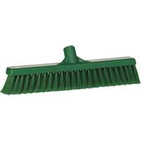 Balai-brosse pour particules fines, Crins Fin/&agrave; bout ouvrant, 16-1/4", Polypropyl&egrave;ne, Vert Nassau Supply