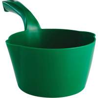 Round Bowl Scoop, Plastic, Green, 32 oz. Nassau Supply
