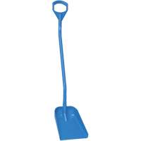 Ergonomic Small Blade Shovel, 50" Length, Plastic, Blue JO988 | Nassau Supply