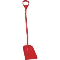 Ergonomic Small Blade Shovel, 50" Length, Plastic, Red JO989 | Nassau Supply