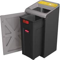 Configure Can Waste Container, Bulk/Curbside/Deskside, Steel, 15 US gal. Nassau Supply