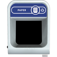 Configure Paper Waste Container, Bulk/Curbside/Deskside, Steel, 45 US gal. Nassau Supply