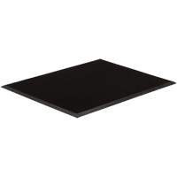 Tapis dentr&eacute;e Gritstop Fingermat, Caoutchouc, Grattoir Type, Motif Style pointe de doigt, 3' x 5', Noir Nassau Supply