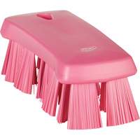 UST Hand Brush, Stiff Bristles, 6-9/10" Long, Pink Nassau Supply