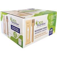 Individually Wrapped Wooden Forks Nassau Supply
