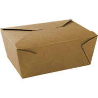 Kraft Take Out Food Containers, Corrugated, Recantgular JP922 | Nassau Supply