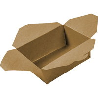 Kraft Take Out Food Containers, Corrugated, Recantgular JP923 | Nassau Supply