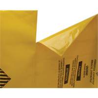 Hazardous Waste Liners, Asbestos, 40" L x 26" W, 3 mils Nassau Supply