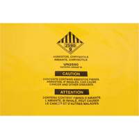 Hazardous Waste Liners, Asbestos, 40" L x 26" W, 3 mils Nassau Supply