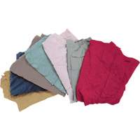 Recycled Material Wiping Rags, Fleece, Mix Colours, 10 lbs. JQ108 | Nassau Supply