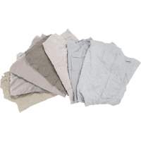 Recycled Material Wiping Rags, Cotton, White, 10 lbs. JQ110 | Nassau Supply