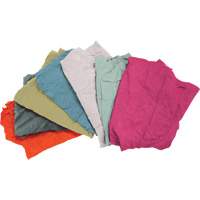 Recycled Material Wiping Rags, Terrycloth, Mix Colours, 25 lbs. JQ112 | Nassau Supply