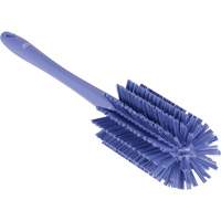 Medium Brush with Handle, Stiff Bristles, 17" Long, Purple JQ189 | Nassau Supply