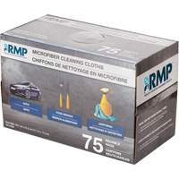 Washable Cleaning Cloths, Microfibre, White Nassau Supply