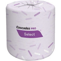 Pro Select&reg; Bathroom Tissue, 2 Ply, 420 Sheets/Roll, White Nassau Supply