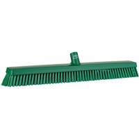 Balai-brosse robuste, Crins Fin/Ferme, 24", Vert Nassau Supply