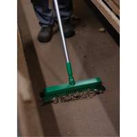 T&ecirc;te de balai-brosse, Crins Fin/Ferme, 16-1/2", Polyester/Polypropyl&egrave;ne, Vert Nassau Supply