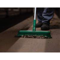 T&ecirc;te de balai-brosse, Crins Fin/Ferme, 16-1/2", Polyester/Polypropyl&egrave;ne, Vert Nassau Supply