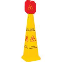 Wet Floor Safety Cone Topper, Pictogram Nassau Supply