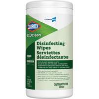 Lingettes d&eacute;sinfectantes EcoClean, 75 lingettes Nassau Supply
