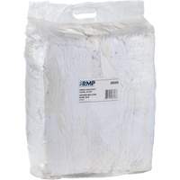 Wiper Rags, Fleece, White, 20 lbs. Nassau Supply