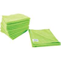 Dusting & Cleaning Cloth, Microfibre, Green Nassau Supply