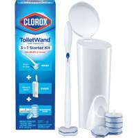Ensemble de d&eacute;marrage de ToiletWand d&eacute;sinfectante jetable 3-en-1 Nassau Supply