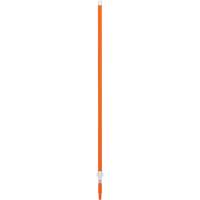 Manche, Balai/Brosse/Vadrouille &agrave; &eacute;pousseter/Support &agrave; tampon/Grattoir/Raclette/Vadrouille humide, Orange, T&eacute;lescopique, 62" - 109-2/5" lo Nassau Supply