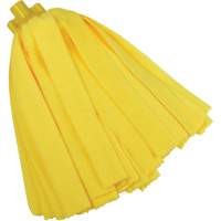 Vadrouille &agrave; fente, jaune, Microfibre, Style Coup&eacute; Nassau Supply