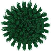 Brosse ronde HyDrive pour perceuse, Soies Tr&egrave;s ferme, Longueur de 3-1/10", Vert Nassau Supply