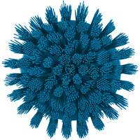 Brosse ronde HyDrive pour perceuse, Soies Tr&egrave;s ferme, Longueur de 3-1/10", Bleu Nassau Supply